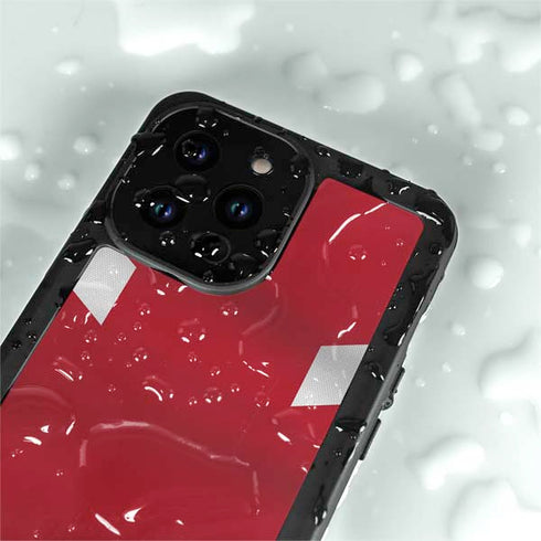 Russia Soccer Flag iPhone 15 Pro Waterproof Case